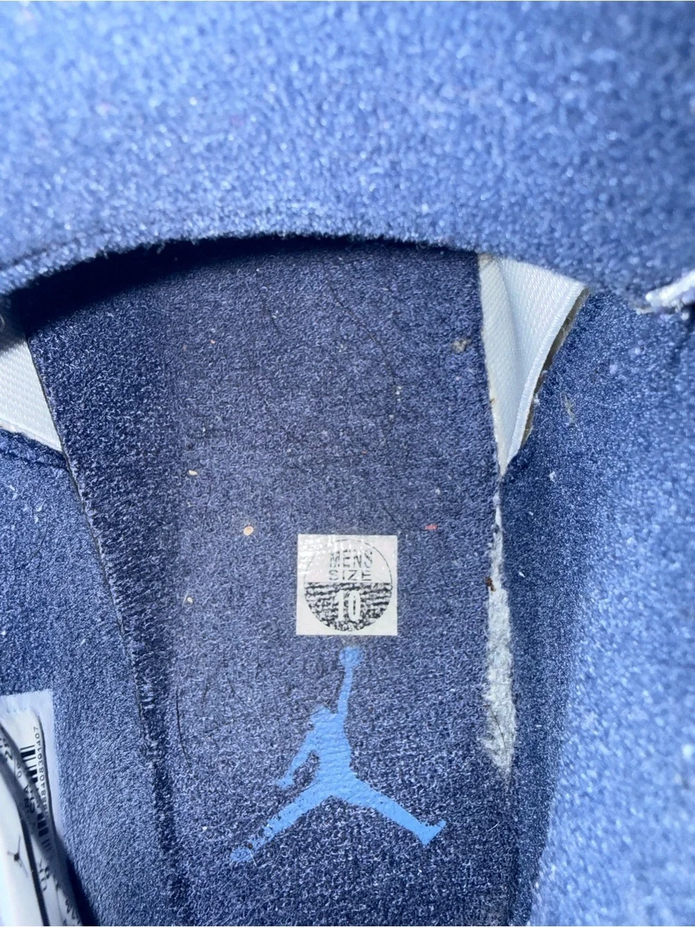 Jordan 4 Carolina blue Men's White Retro Basketball Sneakers